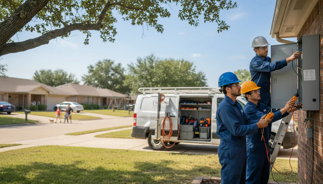 Certified electrician providing emergency electrical services in Trappe, MD